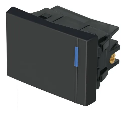 [47989] Interruptor de 3 vías, 1.5 módulos, línea Española, negro APSE15-EEN