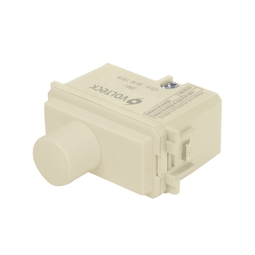 [48080] Dimmer giratorio, línea Italiana, marfil, Volteck DIM-I
