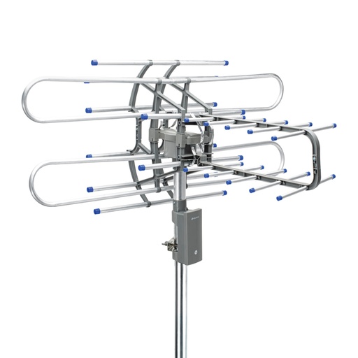 [48115] Antena aérea para TV HD, giratoria 360° con control, Volteck ANGI-360