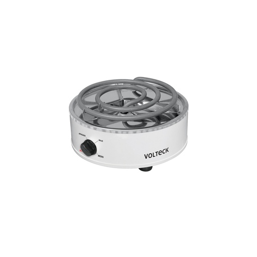 [48125] Parrilla eléctrica red. 1 quemador espiral, blanca, VOLTECK PAEL-1R