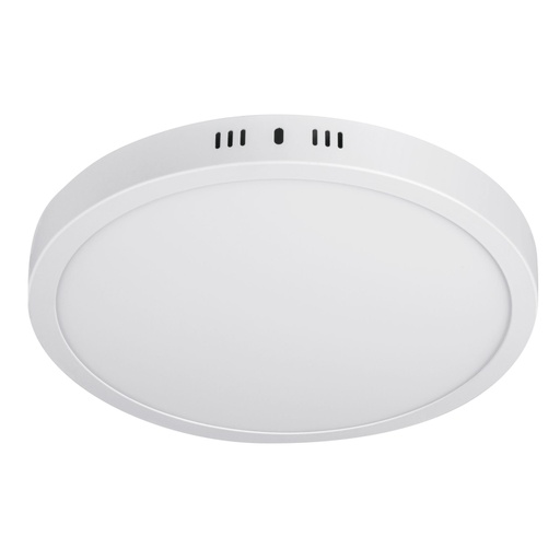 [48259] Luminario LED tipo plafón 24 W, redondo, luz cálida, blanco PLA-209LC