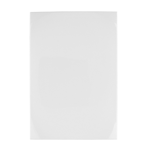 [48306] Placa de ABS ciega, línea Oslo, color blanco, Volteck PPCI-OB