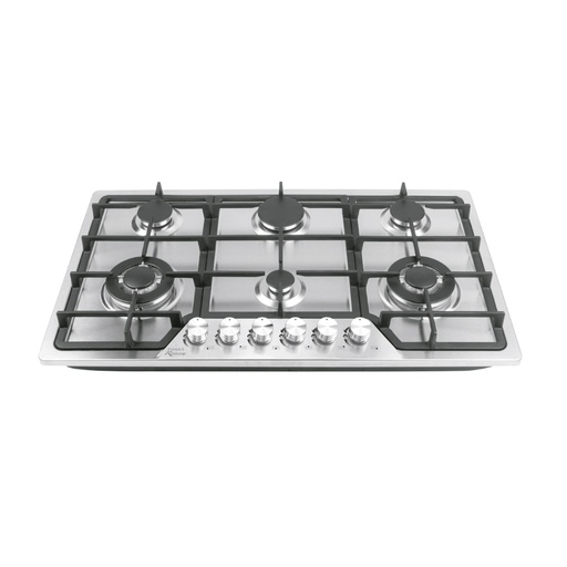 [48315] Parrilla gas empotrable 90cm, 6 quem, acero inox, Riviera PAE-906GA