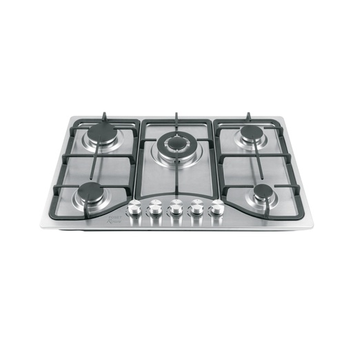 [48316] Parrilla gas empotrable 75cm, 5 quem, acero inox, Riviera PAE-755GA