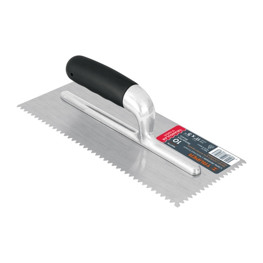 [102776] Llana 11' dentado triangular, 10 remaches, mgo comfort grip LLG-11D