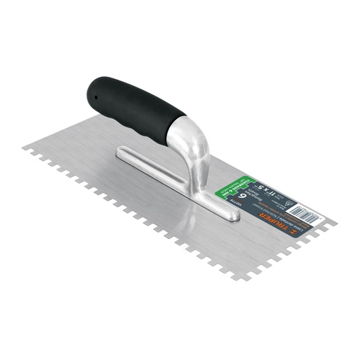 [102779] Llana 11' dentado cuadrado 1/4', 6 remaches, mgo comfort LLG-6C
