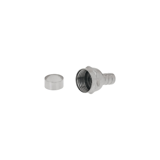 [48479] Bolsa con 4 conectores coaxiales RG 59 tipo campana, Volteck COCO-59C
