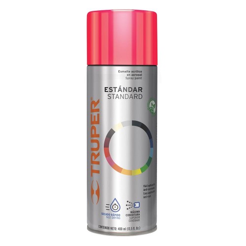 [102802] Pintura en aerosol, rojo seguridad, bote tradicional, 400 ml PA-RSG-2