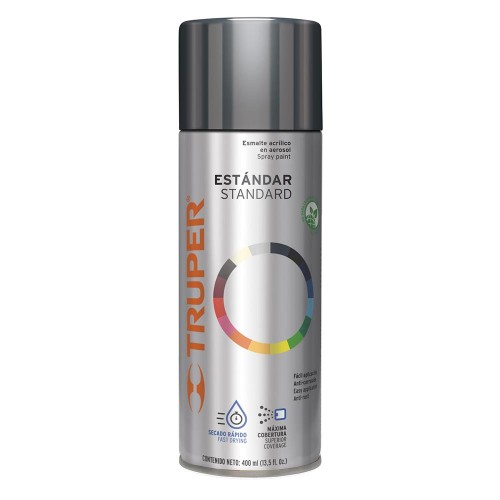 [102803] Pintura en aerosol, gris acero, bote tradicional, 400 ml PA-GA-2