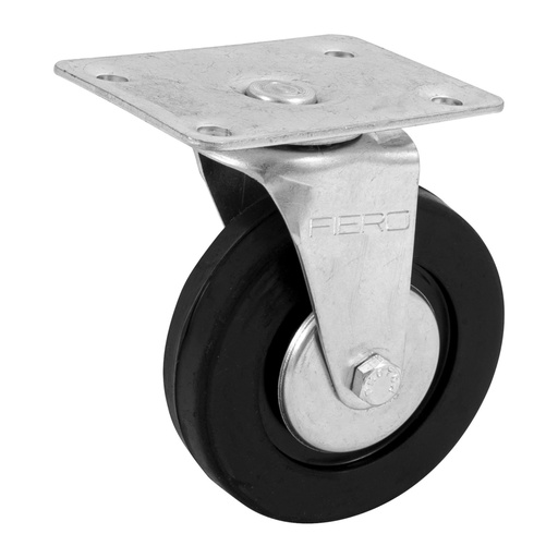 [48612] Rodaja hule 4', placa giratoria c/balero, carga 50kg, FIERO RO-1216