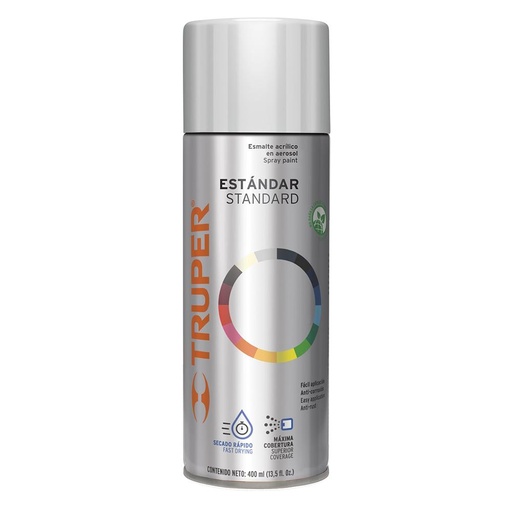 [102808] Pintura en aerosol, blanco brillante, bote tradicional,400ml PA-BB-2