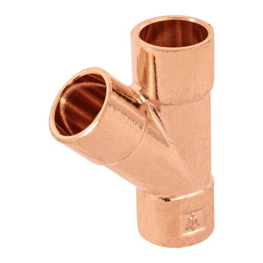 [48892] Yee sencilla de cobre 1/2', FOSET CC-801