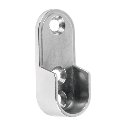 [48978] Brida niquelada para tubo ovalado de clóset, HERMEX BTO-5