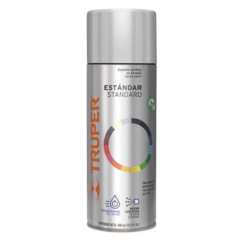 [102830] Pintura en aerosol, gris claro, bote tradicional, 400 ml PA-GC-2