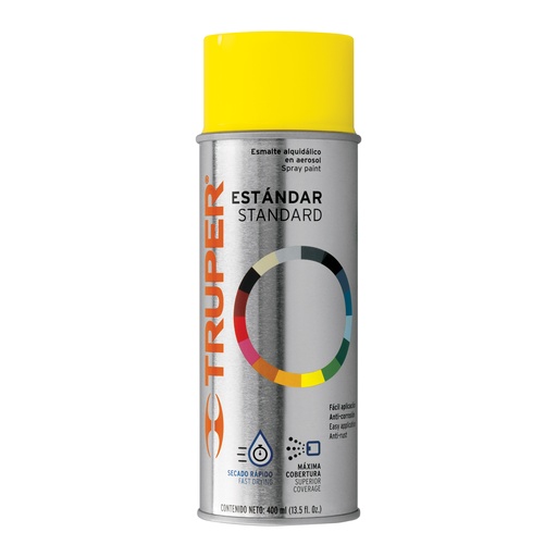 [102834] Pintura en aerosol, amarillo canario,bote tradicional,400ml PA-AC-2