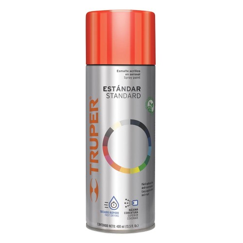 [102837] Pintura en aerosol, rojo primario, bote tradicional, 400 ml PAP-RO-2