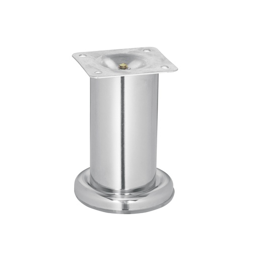 [49304] Pata para sofa y mueble, cromo, 100 mm altura, HERMEX PAMU-10