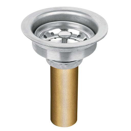 [49352] Contracanasta 3-1/2' inox, tubo latón, Foset CO-813