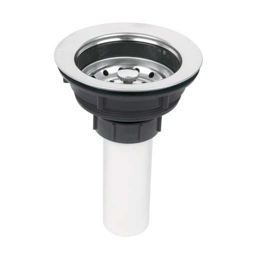 [49353] Contracanasta 3-1/2' inox, tubo plástico, Foset CO-814