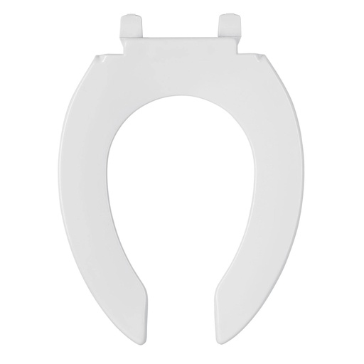 [49368] Asiento alargado sin tapa para taza fluxómetro, blanco,FOSET AFWC-45B