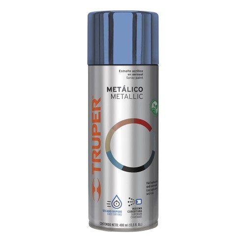 [102844] Pintura en aerosol, azul metálico, bote tradicional, 400 ml PAM-AZ-2