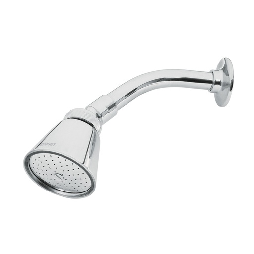 [49460] Regadera redonda 2-3/4' en latón, chorro fijo, Foset Aero R-200