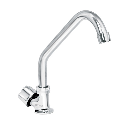 [49500] Llave individual fregadero, cuello corto, hexagonal, BASIC F-312