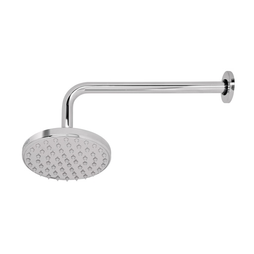 [49576] Regadera cromo 6' plato redondo, con brazo, Foset Element R-206