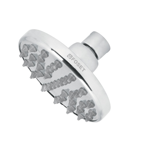 [49581] Regadera cromo 4' plato redondo, sin brazo, Foset Element R-204S