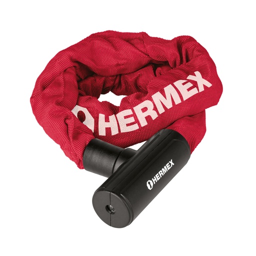 [49621] Candado con cadena forrada de 10 mm, HERMEX CB-90