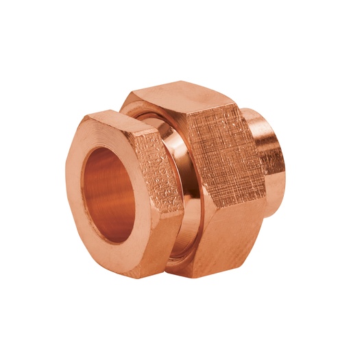 [49659] Tuerca unión de latón cobrizado 1/2', FOSET CC-971