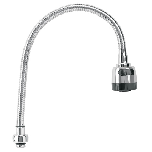 [49821] Cuello flexible para mezcladora de fregadero, cromo, Aqua AQCR-81