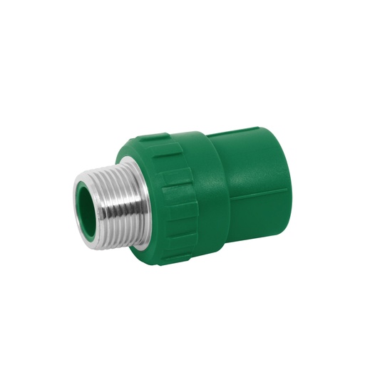 [49880] Adaptador PPR 3/4' macho con inserto metálico, Foset CV-612