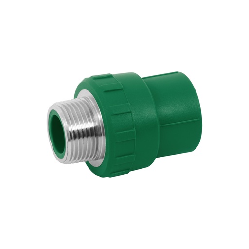 [49881] Adaptador PPR 1' macho con inserto metálico, Foset CV-613