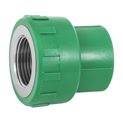[49887] Adaptador PPR 1' hembra con inserto metálico, Foset CV-603