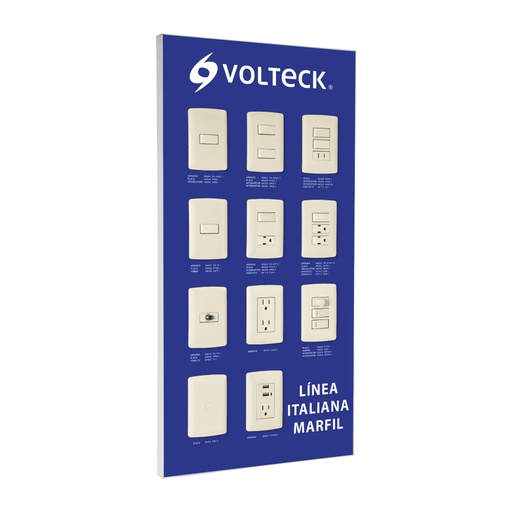 [51586] Exhibidor línea italiana, Volteck EX-LI-VK