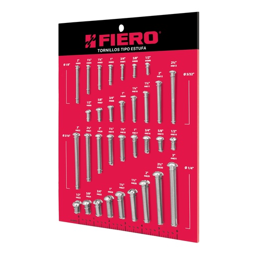 [55552] Exhididor FIERO de tornillos tipo estufa EXF-TORE