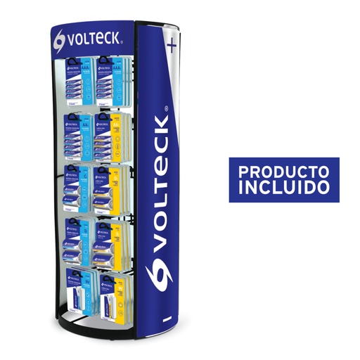 [55887] Exhibidor despachador de pilas Volteck 1 EX-DES-PIL1