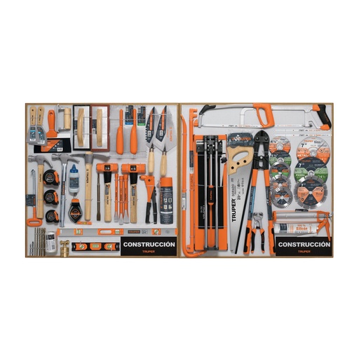 [55906] Exhibidor de Construcción, 80x80 cm, 2 tableros EX80-CON-2T
