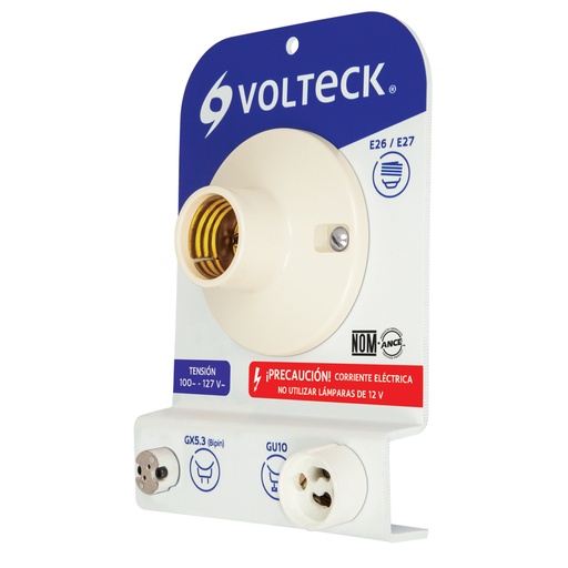 [56005] Probador de lámparas, bases E26, E27, GX5.3 y GU10, Volteck PRO-LAMP