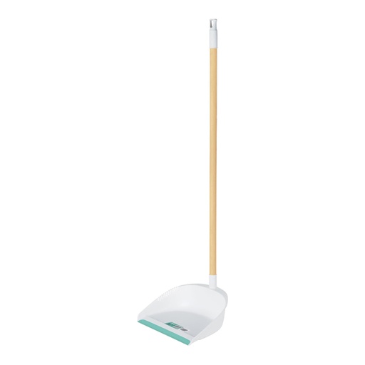 [57024] Recogedor plástico con bastón de madera, KLINTEK RECO-11B