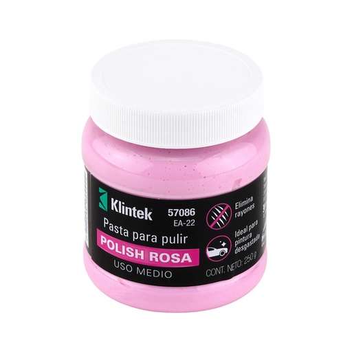 [57086] Polish en pasta rosa para auto, 250 g, uso medio, KLINTEK EA-22