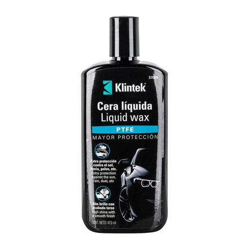 [57089] Cera líquida PTFE para auto, 473 ml, KLINTEK EA-32