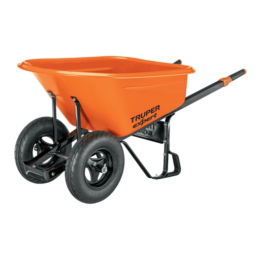 [103007] Carretilla 7ft3 Expert plástica, 2 llantas,bastidor metálico TP-7X