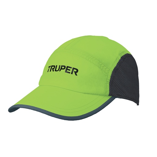 [60439] Gorra color verde, 100% poliéster, Truper GORT-R