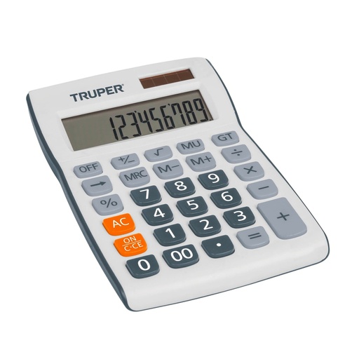 [60482] Calculadora de escritorio 19 cm, Truper CALC-19E