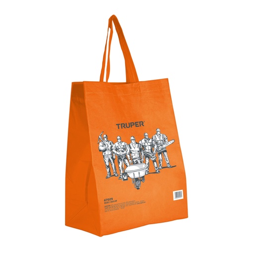 [67025] Bolsa ecológica naranja de 38 x 49 cm, Truper BOEC-38X49