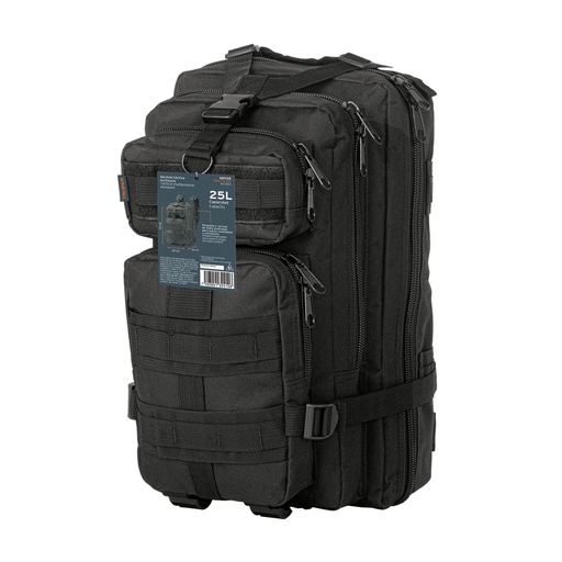 [68038] Mochila táctica negra, Truper MOLTA-N2