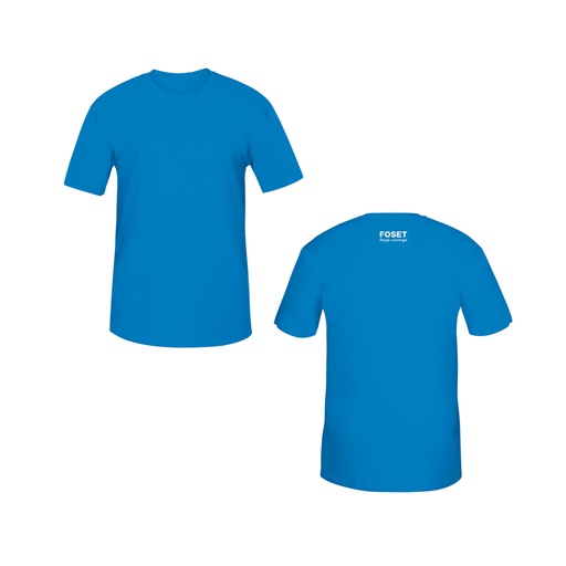 [68051] Playera cuello redondo para hombre, azul, M, Truper CAM-FOS-38
