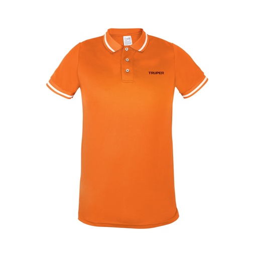 [69981] Playera polo performance para hombre, naranja, CH, Truper DRY-NC-C